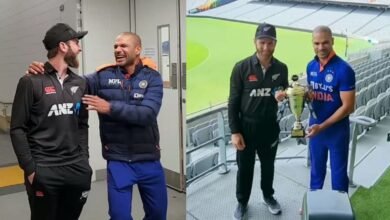 'Each and every series new captain' - Twitter reacts as healthy banter between Kane Williamson and Shikhar Dhawan goes viral
