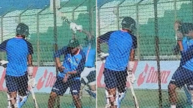 WATCH: India's head coach Rahul Dravid turns left-hander to offer substantial batting tips to Washington Sundar