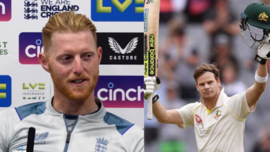"You’d probably prefer them not to get any game time out here before the Ashes", Ben Stokes reacts as Steve Smith is set to play in the County ahead of the Ashes