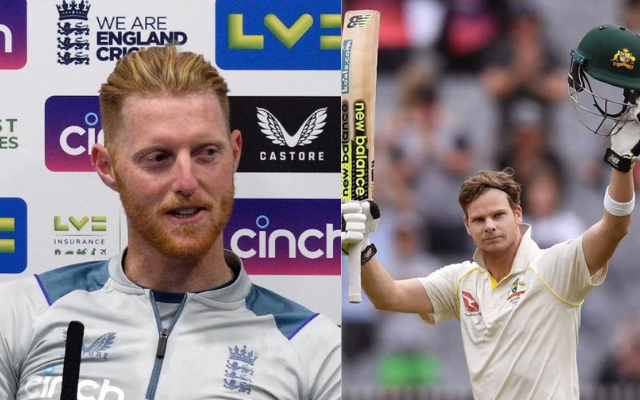 "You’d probably prefer them not to get any game time out here before the Ashes", Ben Stokes reacts as Steve Smith is set to play in the County ahead of the Ashes