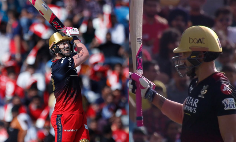 "He has played two back to back mind blowing knocks with issues in ribs", Twitter reacts as Faf du Plessis scored 84 runs against Punjab Kings in the IPL 2023 game in Mohali