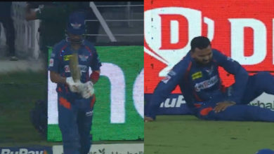 "Massive respect" - KL Rahul comes out to bat despite an injury against RCB in IPL 2023