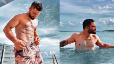 "Showing off as if he has hit five sixes in an over", Twitter reacts to photos of Rinku Singh enjoying in Maldives